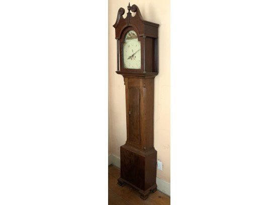 19th C. English Mahogany Tall Case Clock (CTF30)