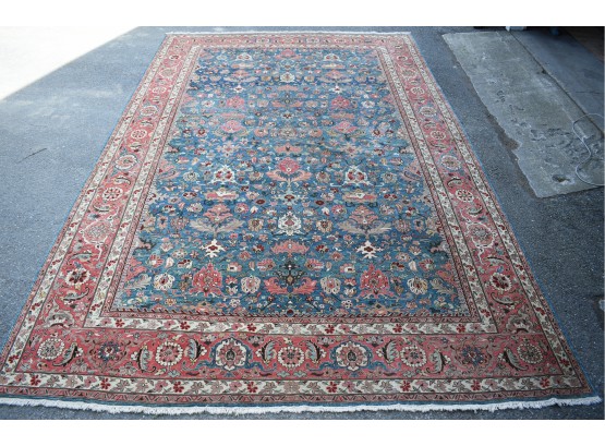 Fine Large Room Size Oriental Wool Rug In Soft Colors (CTF20)
