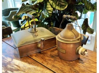 Antique Copper Hot Water Kettles (CTF10)