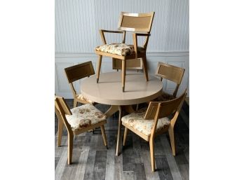 Meier & Pohlmann Furniture Co. Mid-century Dining Set, Table And Six Chairs (CTF30)
