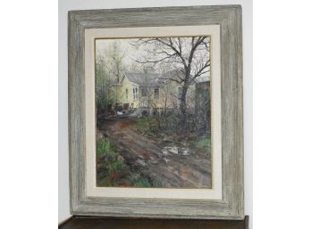 Oil On Canvas, Titled: Mud Track View, Signed Hick 1984 (CTF10)