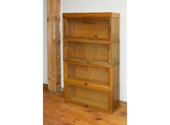 Hale Four Section Stacking Oak Barrister Bookcase (CTF20)