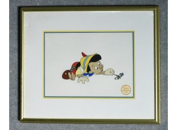 Walt Disney Limited Edition Serigraph Film Cel, Pinocchio (CTF10)
