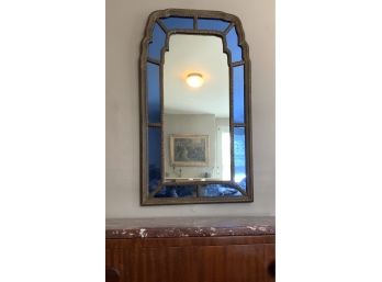 Antique Decorative Mirror With Cobalt Panels(CTF10)