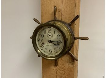 Seth Thomas Brass Ships Clock (CTF10)
