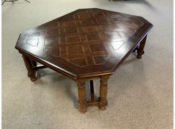 Parquetry Style Oak Coffee Table (CTF10)