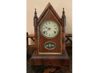 Antique Gilbert Rosewood Steeple Clock (CTF10)