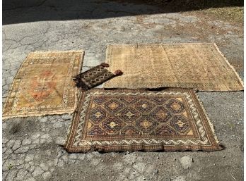 Oriental Scatter Rugs And Bag Face, 4pcs (CTF10)