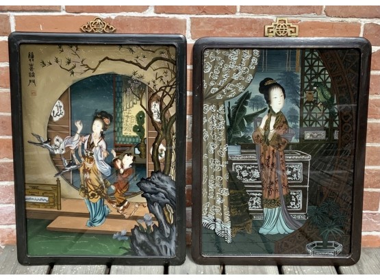 Pr Chinese Reverse Paintings On Glass (CTF20)