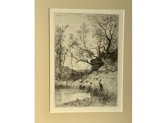 Adolphe Appian 1867 Etching  (CTF10)