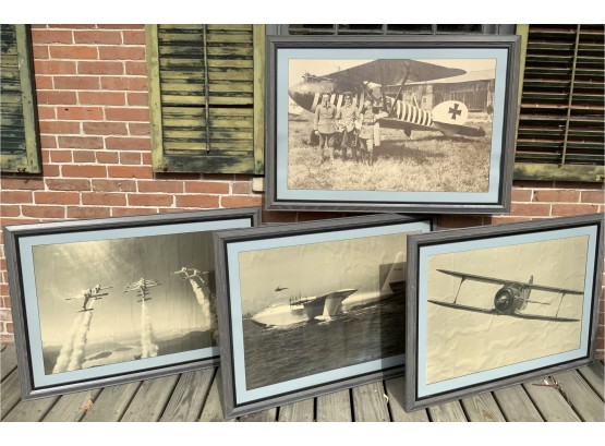 Four Framed Vintage WWII  Images (CTF40)