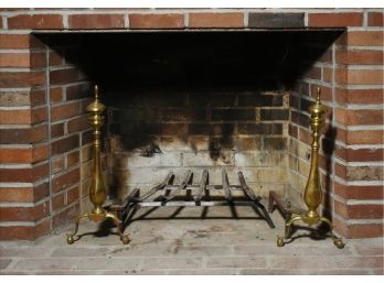 Fireplace Andirons And Log Grate (CTF10)