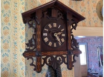 German Walnut Cuckoo Clock (CTF10)