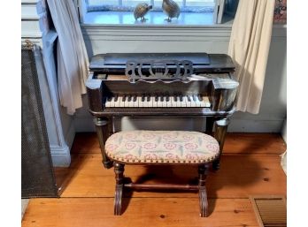 Antique Zogham & Fairchild Grain Painted Childs Melodeon (CTF20)