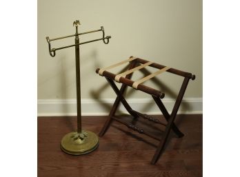 Brass Towel Rack And Luggage Stand (CTF10)