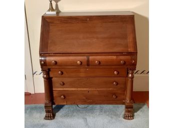 Vintage Mahogany Slant Lid Desk (CTF20)