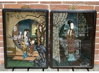 Pr Chinese Reverse Paintings On Glass (CTF20)