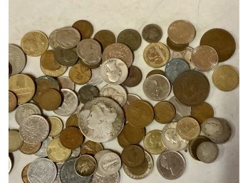 Silver And Copper Coins, American & Foreign (CTF10)