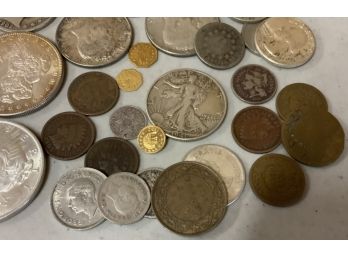 Silver And Gold Coins (CTF10)