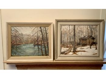Two Vintage Oil Paintings (CTF10)