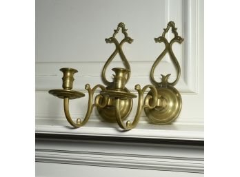 Colonial Williamsburg Reproduction Brass Sconces (CTF10)