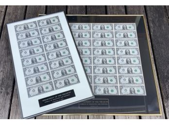 Framed $1 Bills (CTF10)