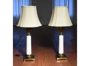Pair Of Stiffel Lamps (CTF10)