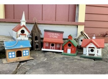 Seven Handmade Country Birdhouses (CTF10)