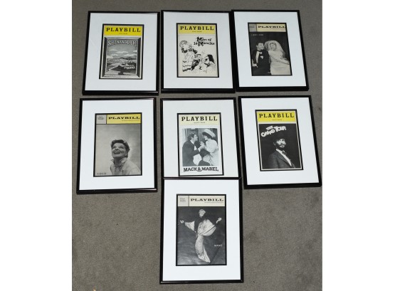 Seven Framed Mid Century 'Playbill' Covers (CTF10)