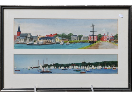 Harbor & Village Waterfront Watercolors (CTF10)
