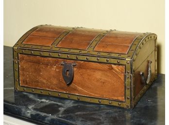 Domed Brass Studded Hinge Document Box (CTF10)