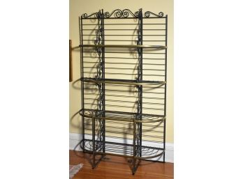 Modern Brass And Iron Bakers Rack (CTF20)