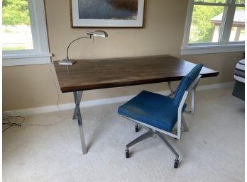 Mid Century Rosewood Desk And Chair (CTF30)