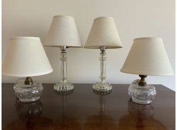 2 Pair Of Vintage Table Lamps (CTF10)