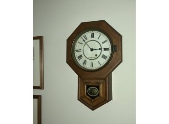 Seth Thomas Schoolhouse Wall Clock (CTF10)