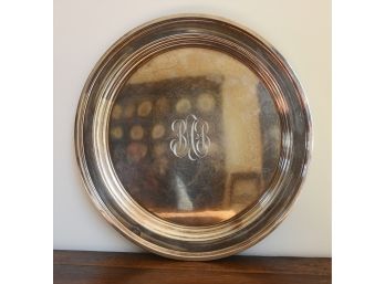 Sterling Silver Round Tray (CTF10)