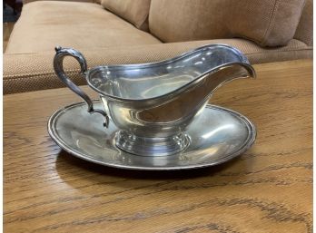 Sterling Gravy Boat And Under Tray (CTF10)