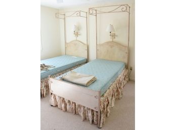 Pair Of Decorative Single Twin Beds (CTF60)