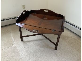 Vintage Mahogany Butlers Tray Table (CTF10)