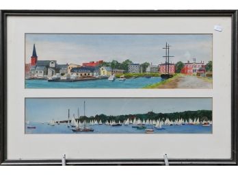Harbor & Village Waterfront Watercolors (CTF10)