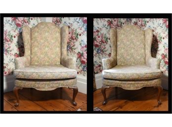Queen Anne Style Wing Chairs (CTF20)