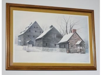 MIldred Sans Kratz Signed And Numbered Print Of House (CTF10)