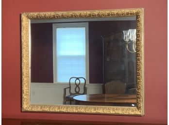 Victorian Carved & Gilt Wall Mirror (CTF10)
