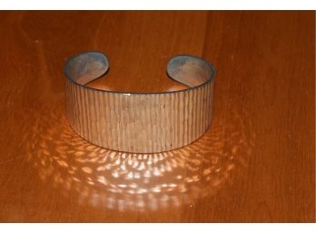 Signed Mexican Sterling Cuff Bracelet (CTF10)