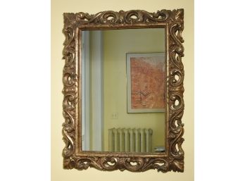 Carved Decorative Wooden Mirror (CTF10)