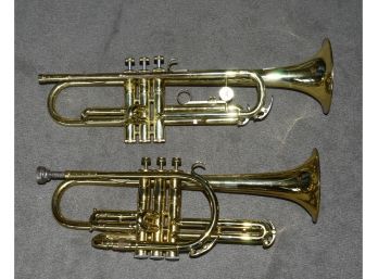 White 'king' Coronet & A  Holton Trumpet (CTF10)