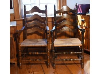 20th C. Ladder Back Armchairs (CTF10)