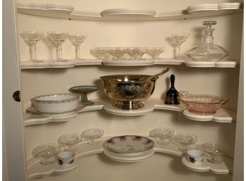 Cupboard Contents Of Glass And China (CTF20)