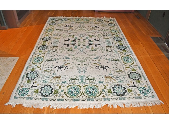 Hand Woven Pictorial Rug (CTF10)