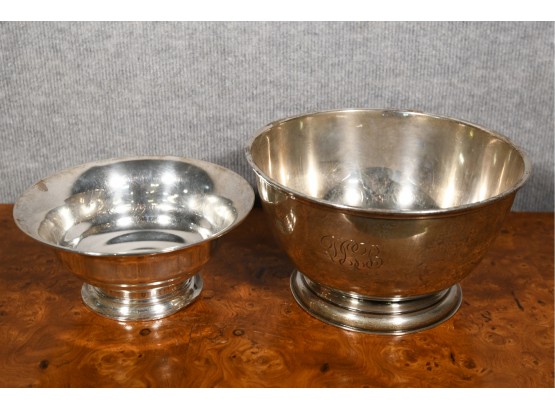 Towle And Thos. Bolton For Shreve, Crump & Low Sterling Revere Style Bowls (CTF10)